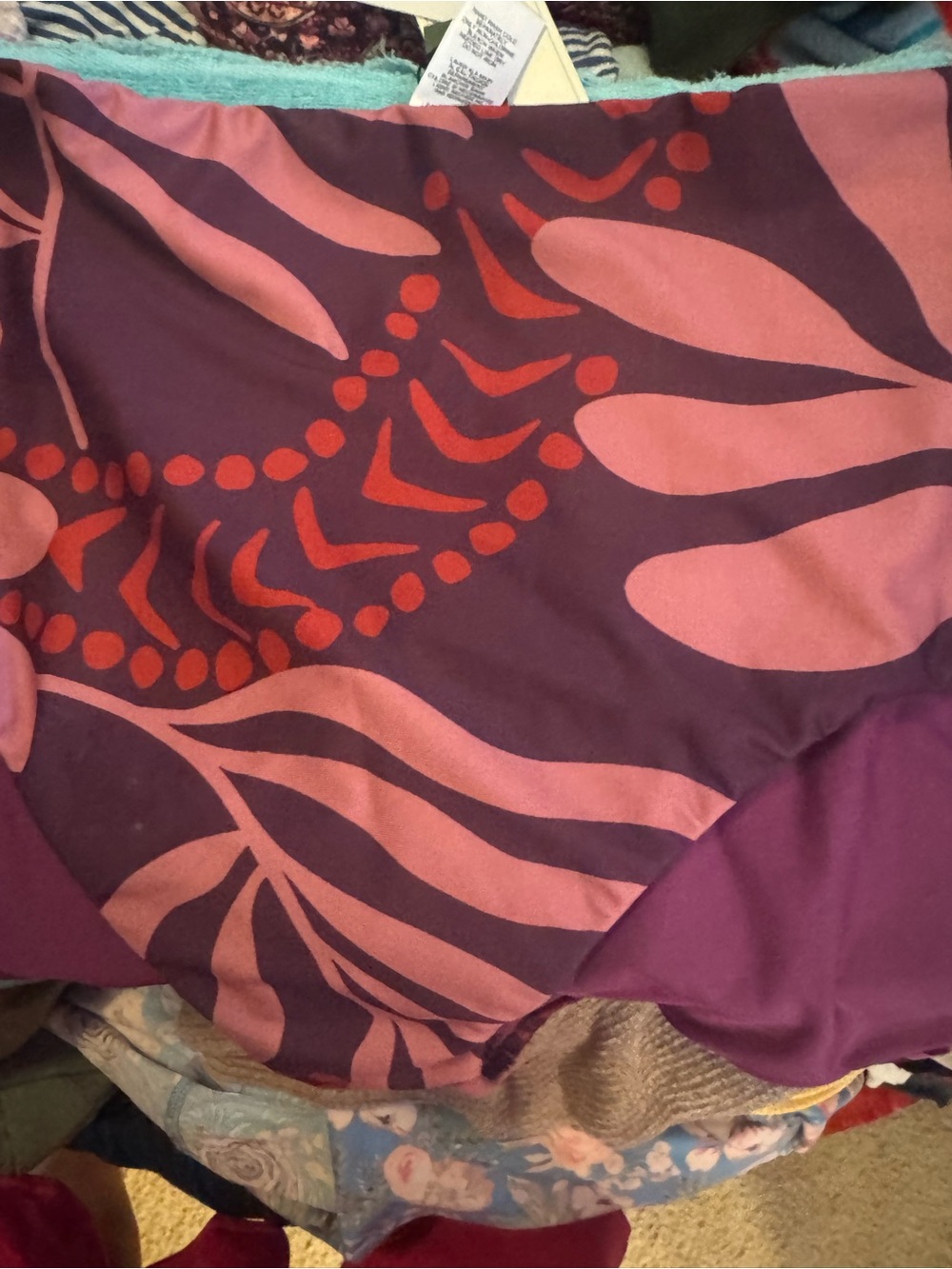 Hermoza two piece swimsuit Polynesian leaf print brand new with tags only tried - Picture 8 of 16